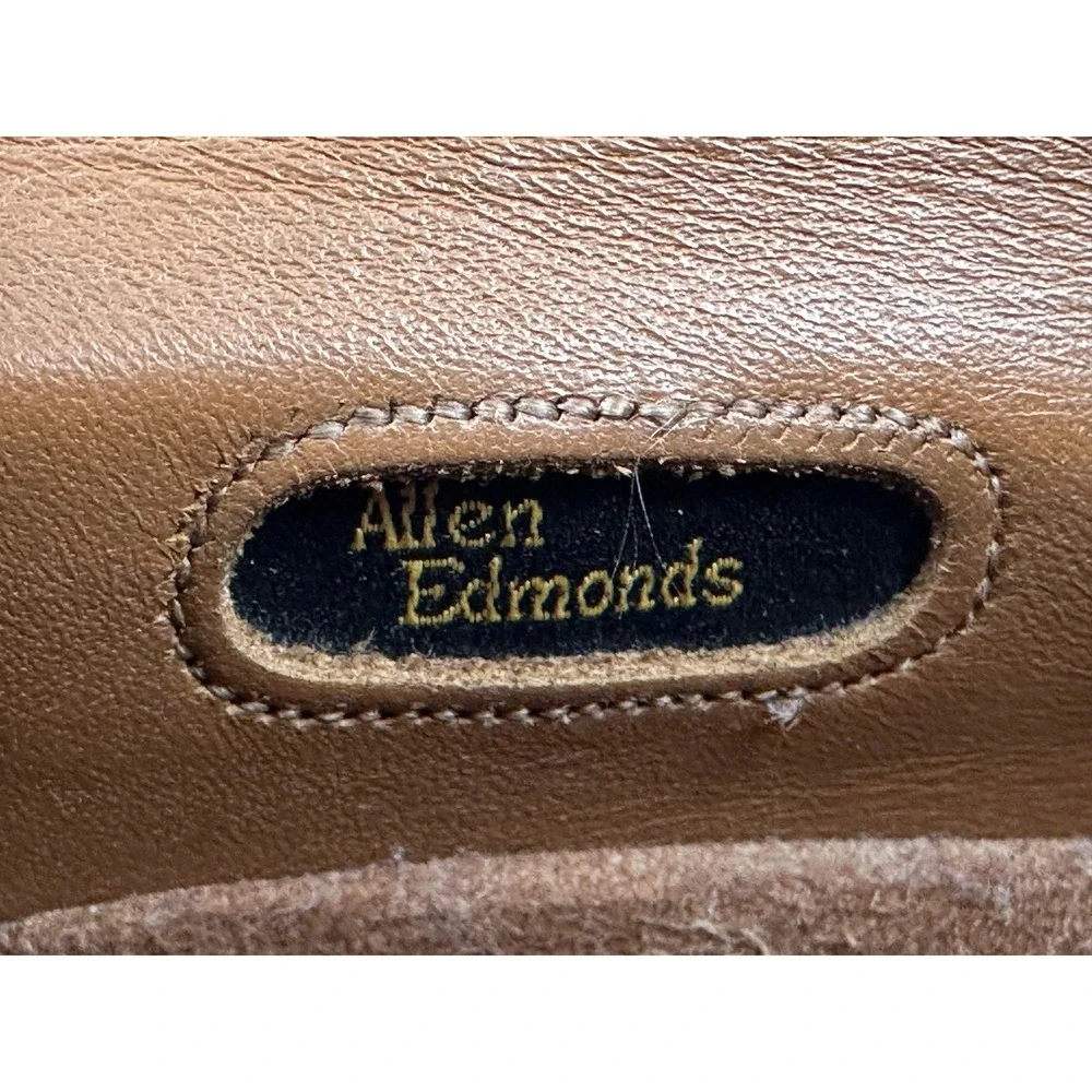 Allen Edmonds Corporate Casuals Mens‎ Brown Suede Oxford Shoes Size 12 D